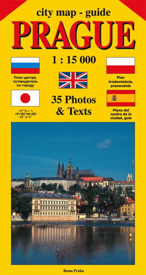 Obrázok City map - guide PRAGUE 1:15 000 (angličtina, ruština, španělština, polština, japonština)