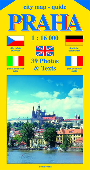 Obrázok City map - guide PRAHA 1:16 000 (čeština, angličtina, italština, němčina, francozština)