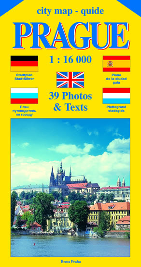 Obrázok City map - guide PRAGUE 1:16 000 (angličtina, němčina, ruština, španělština, holandština)