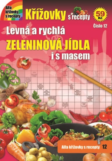 Obrázok Křížovky s recepty 12 - Zeleninová jídla i s masem