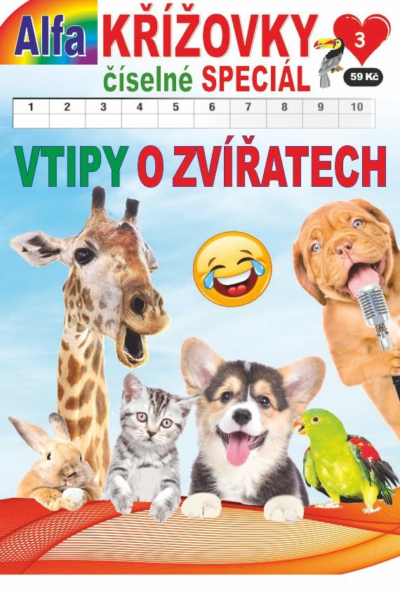 Obrázok Křížovky číselné speciál 3/2023 - Vtipy o zvířatech