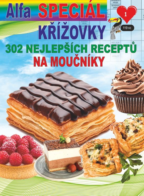 Obrázok Křížovky speciál 1/2024 - 302 receptů na moučníky