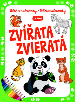 Obrázok Velké omalovánky / Veľké maľovanky - Zvířata / Zvieratá