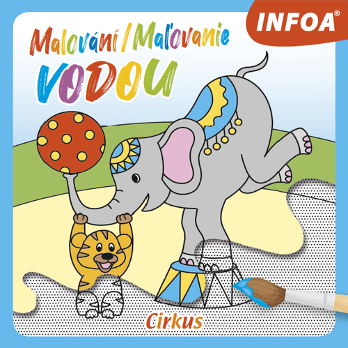 Obrázok Malování vodou - Cirkus / Maľovanie vodou - Cirkus