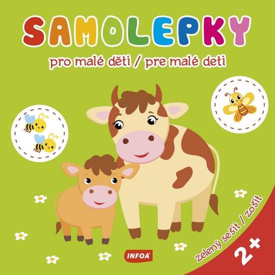 Obrázok Samolepky pre malé deti - zelený zošit