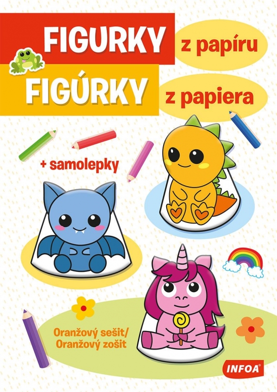 Obrázok Figúrky z papiera - oranžový zošit