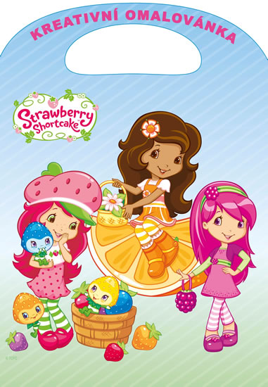 Obrázok Strawberry - Kreativní omalovánky A4 s výsekem
