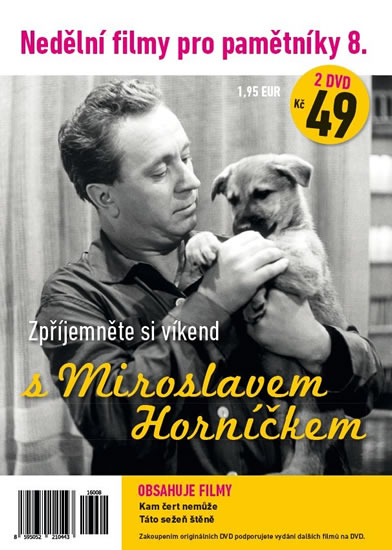 Obrázok Nedělní filmy pro pamětníky 8. - Miroslav Horníček - 2 DVD pošetka