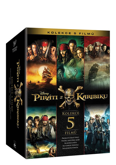 Obrázok Piráti z Karibiku kolekce 1.-5. 5DVD