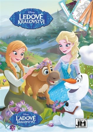 Obrázok Vymaľovanka A5+/ Ľadové kráľovstvo B