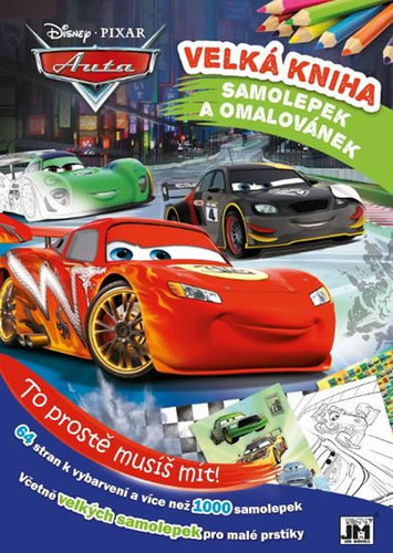 Obrázok Auta - Kniha samolepek a omalovánek