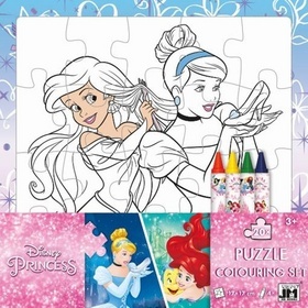 Obrázok Puzzle vymaľovanky/ Princezné, nové vyd.
