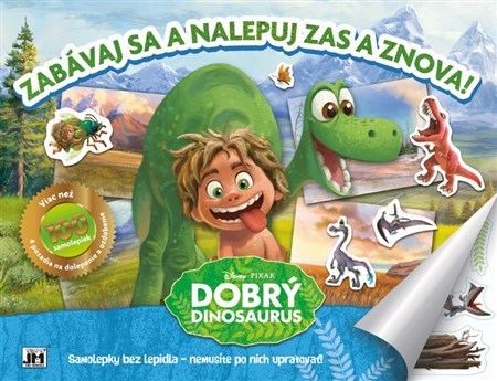 Obrázok Zabávaj sa a nalepuj zas a znova! Dobrý dinosaurus