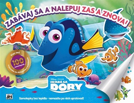 Obrázok Zabávaj sa a nalepuj zas a znova! Hľadá sa Dory