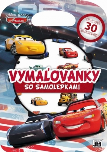 Obrázok Kreatívny blok so samolepkami/ Cars