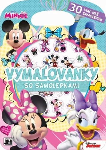 Obrázok Kreatívny blok so samolepkami/ Minnie