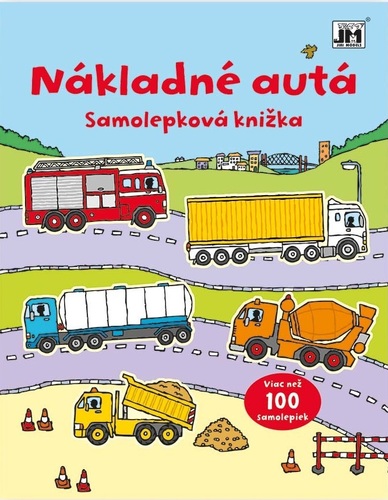 Obrázok Samolepková knižka/ Nákladné autá