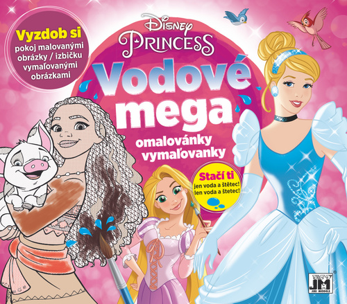 Obrázok Mega vodové vymaľovanky/ Princezné