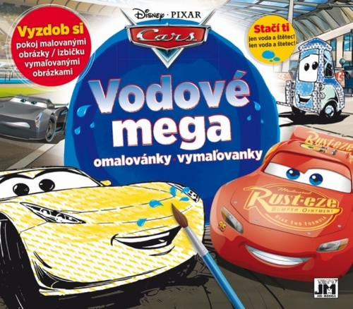 Obrázok Mega vodové vymaľovanky/ Cars