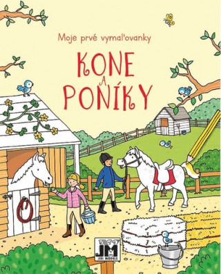 Obrázok Prvé vymaľovanky/ Kone a poníky