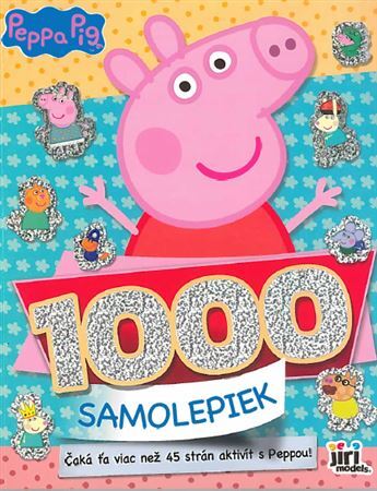 Obrázok 1000 samolepiek/ Prasiatko Peppa