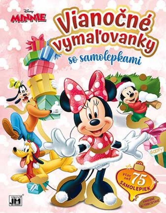 Obrázok Vianočné vymaľovanky a samolepky/ Minnie