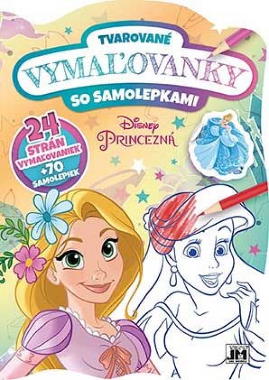 Obrázok Tvarované vymaľovanky/ Princezné 2