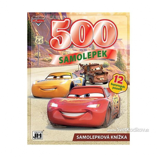 Obrázok 500 Samolepiek/ Cars