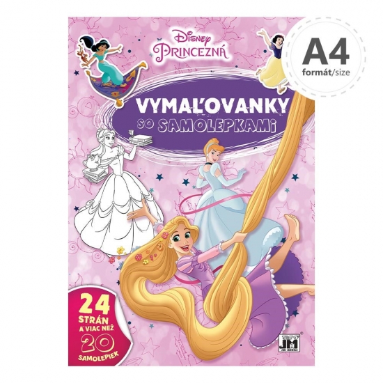 Obrázok Vymaľovanky A4+/ Princezné