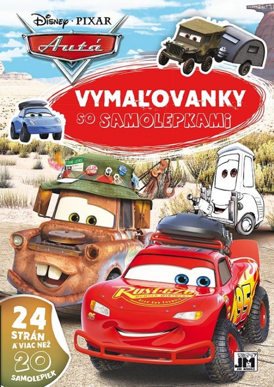 Obrázok Vymaľovanky A4+/ Cars