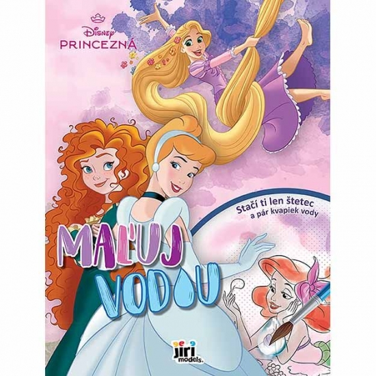 Obrázok Maľuj vodou A4 Princezné