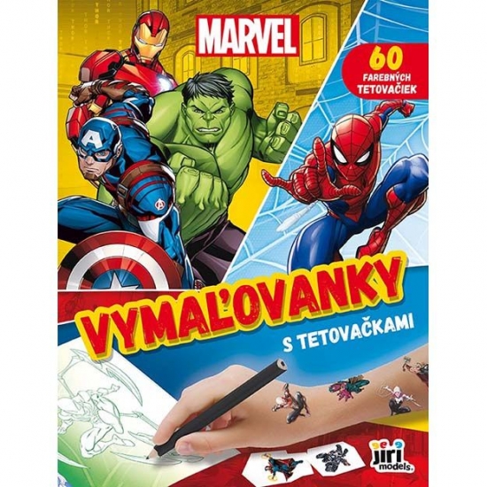 Obrázok Maľovanky s tetovaním Marvel