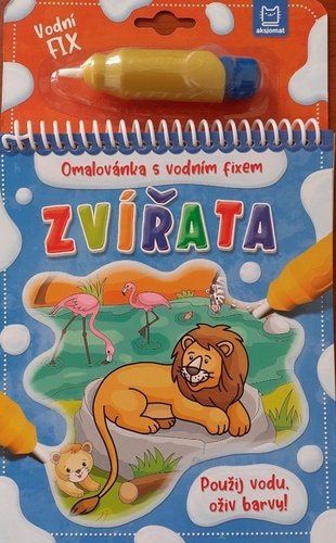 Obrázok Zvířata - Omalovánka s vodním fixem