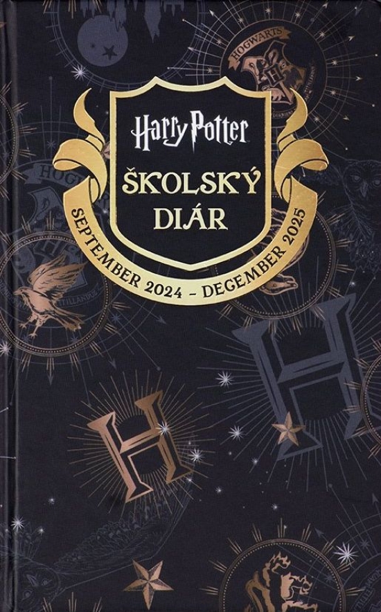 Obrázok Školský diár Harry Potter (september 2024 – december 2025), 9,8 × 14,5 cm