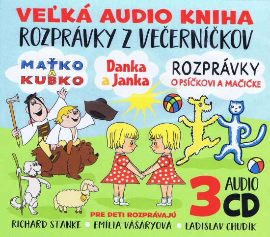 Obrázok 3CD BOX Veľká audio kniha - Rozprávky z večerníčkov