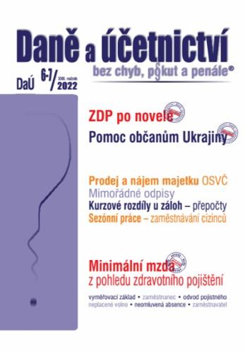 Obrázok DaÚ 6-7/2022 Minimální mzda – důležitost