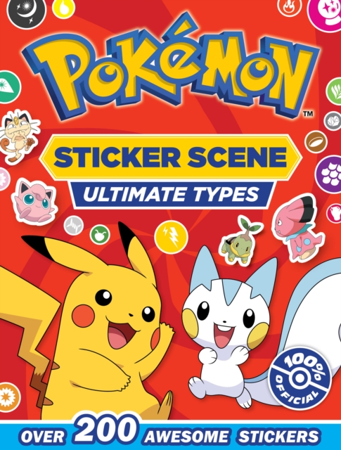 Obrázok POKEMON ULTIMATE TYPES STICKER SCENE