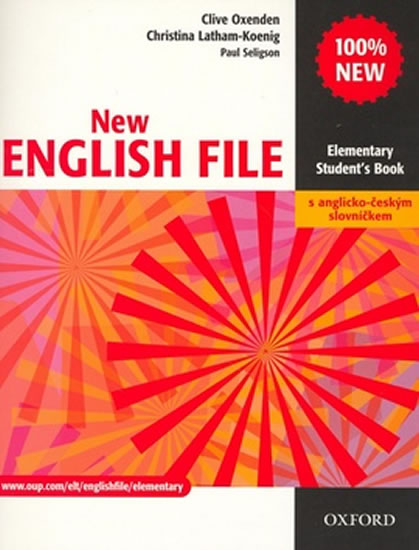 Obrázok New English File Elementary Studenťs Book s anglicko-českým slovníčkem