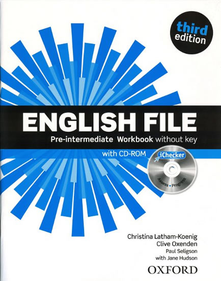 Obrázok English File Third Edition Pre-intermediate Workbook Without Answer Key with iChecker