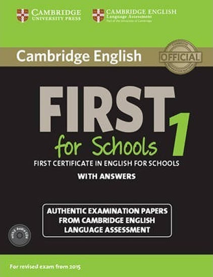 Obrázok Cambridge English First for Schools 1 (2