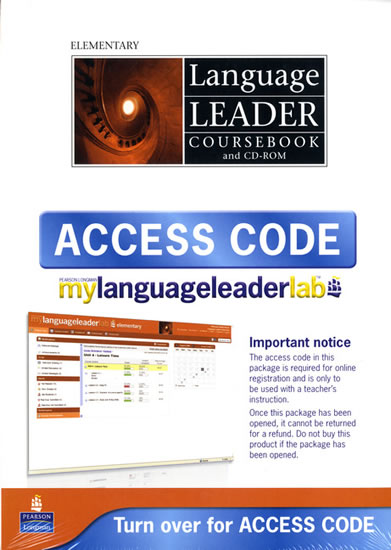 Obrázok Language Leader Elementary Coursebook and CD-ROM and LMS and Access Card Pack