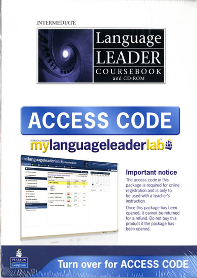 Obrázok Language Leader Intermediate Coursebook and CD-ROM and LMS and Access Card Pack