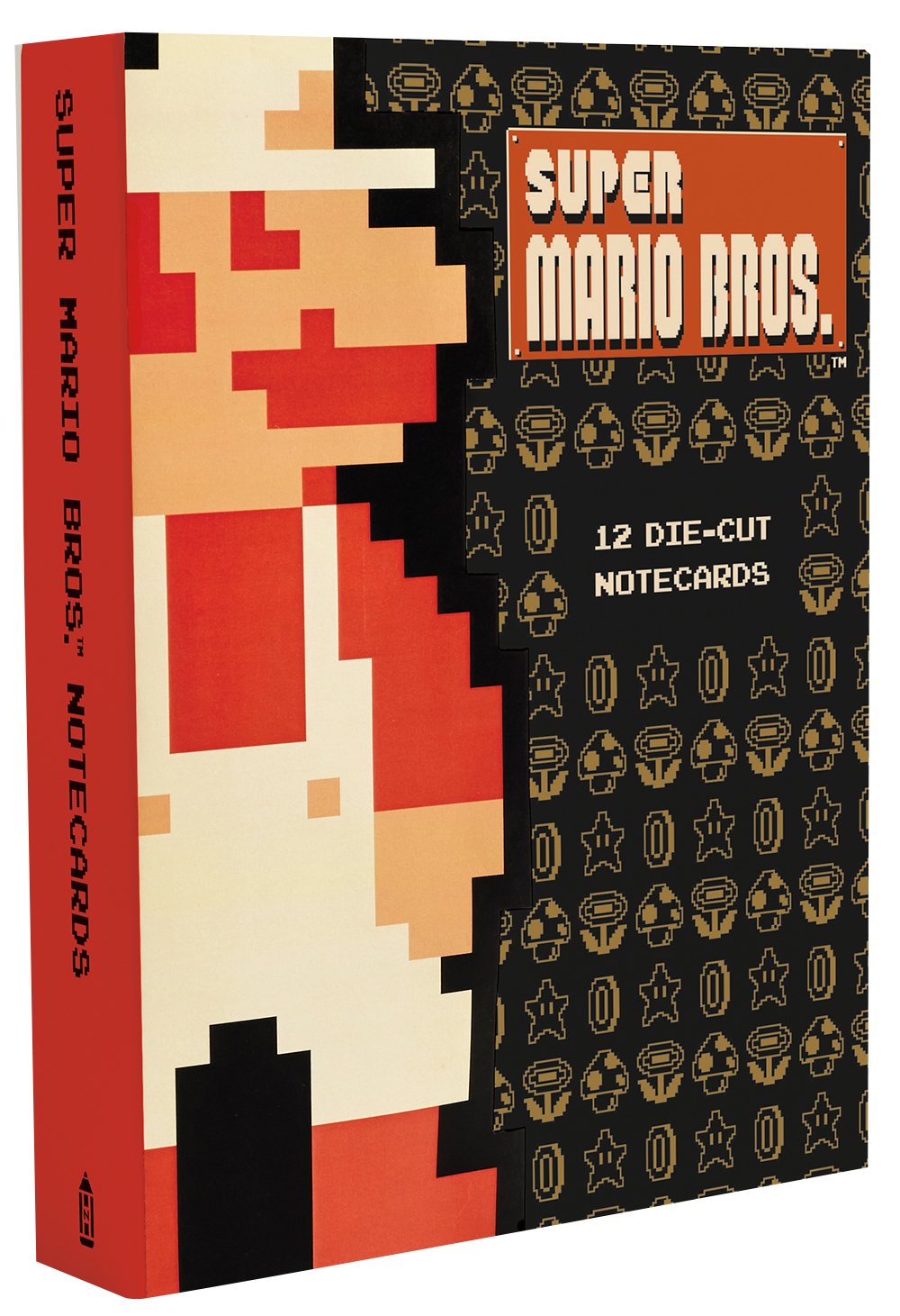 Obrázok Super Mario Bros. 12 Die Cut Notecards