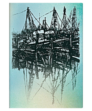 Obrázok Boats & Reflections midi lined