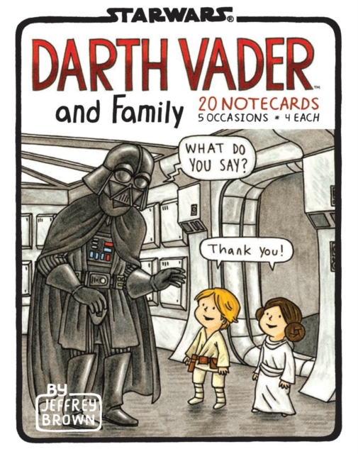 Obrázok Darth Vader and Family Notecards