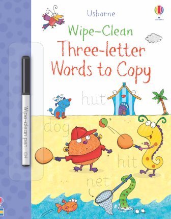 Obrázok Wipe-Clean Three-Letter Words to Copy