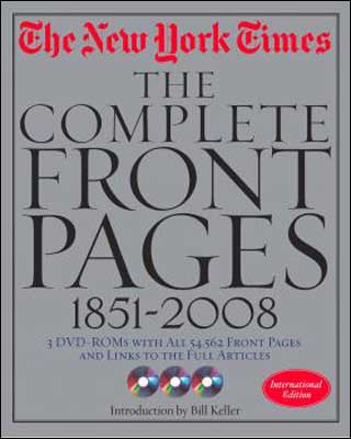 Obrázok New York Times 1851-2009 front pages