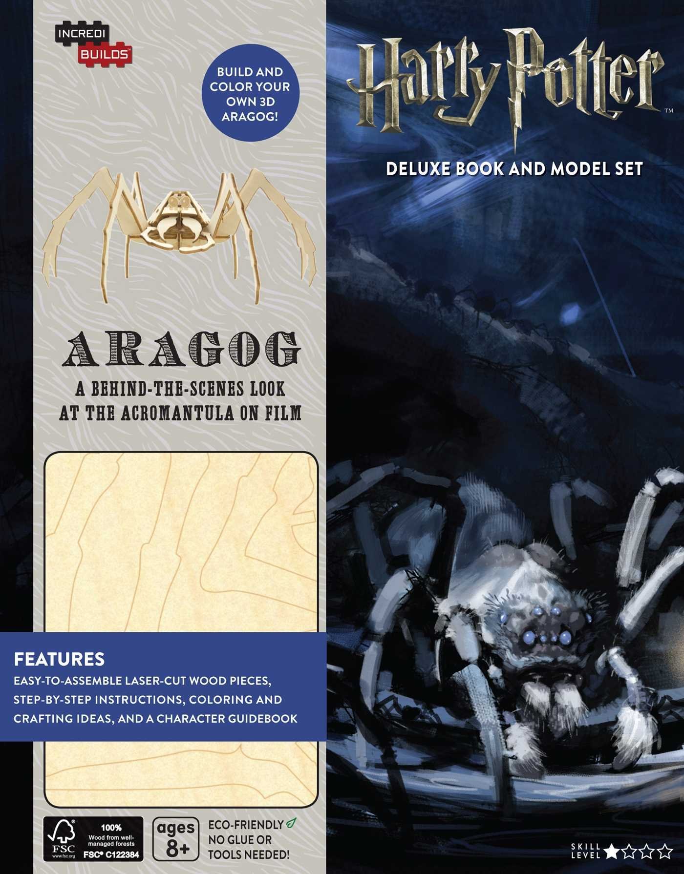 Obrázok Incredibuilds: Harry Potter: Aragog Deluxe Book And Model Set