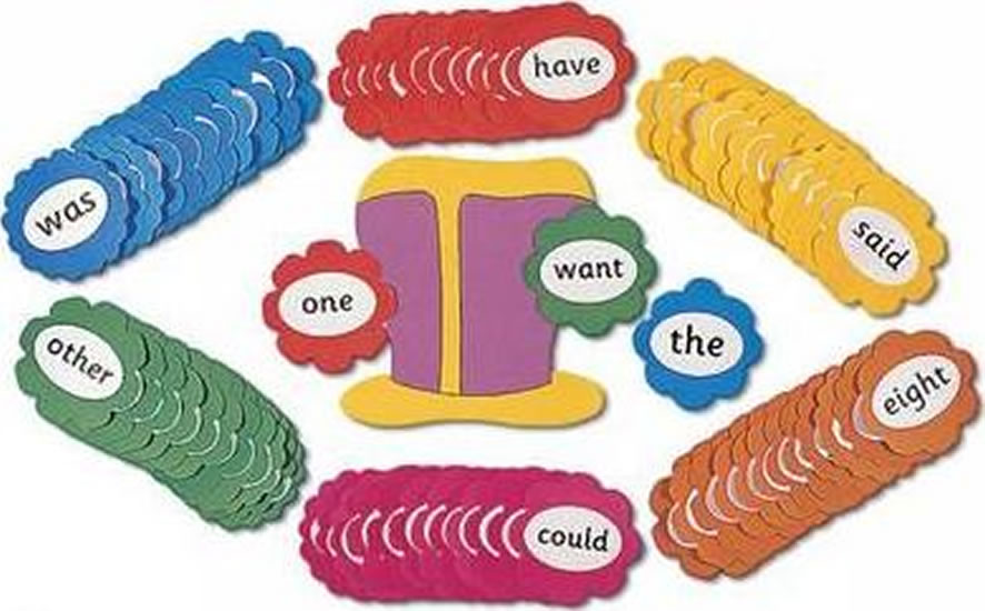 Obrázok Jolly Phonics Tricky Word Wall Flowers : in Print Letters