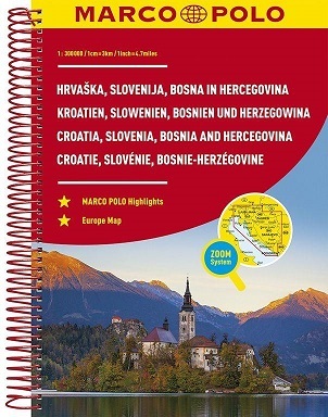 Obrázok Slovinsko/Chorvatsko / atlas-spirála 1:300T MD